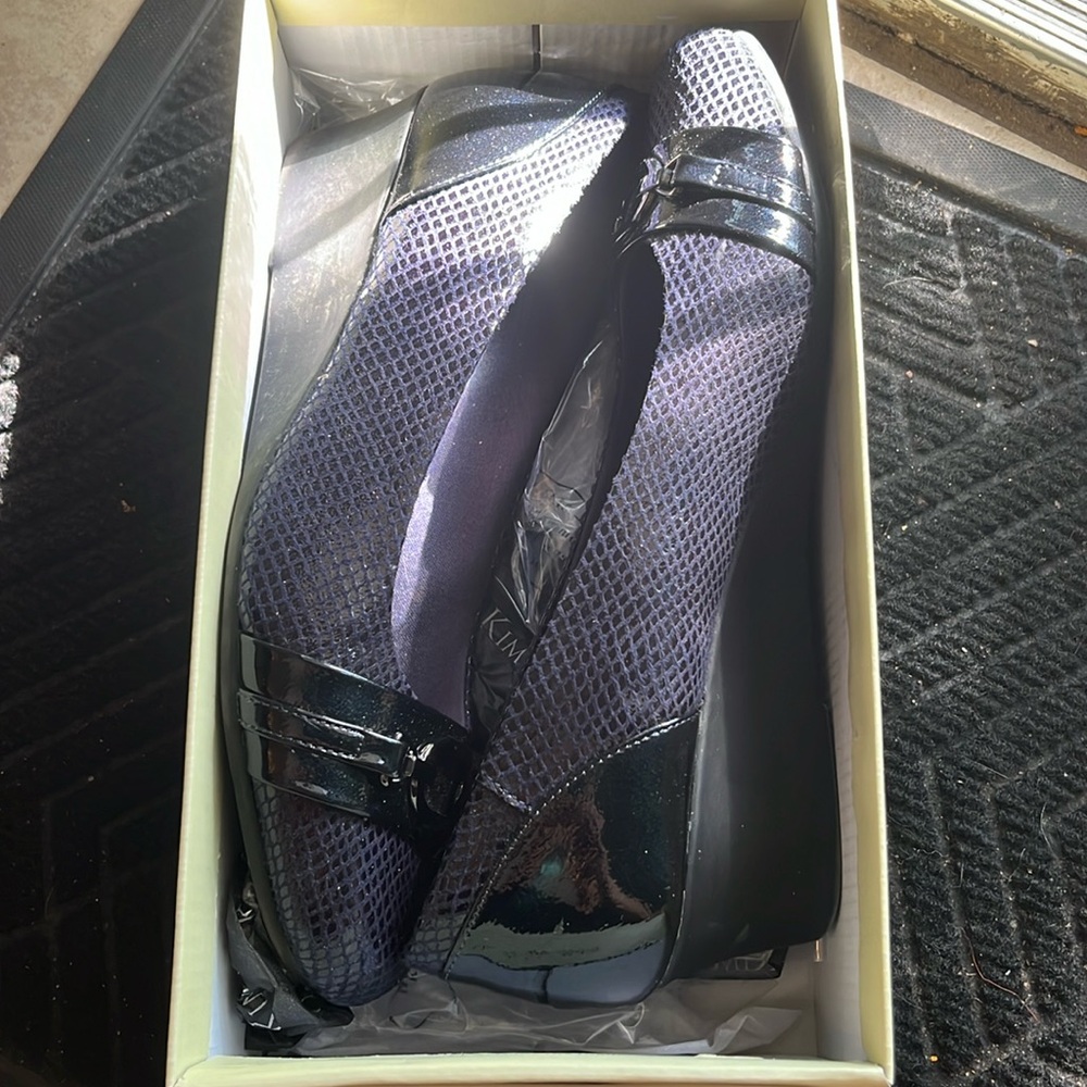 Kim Rogers navy Maila W10, ultra comfort technology wedge